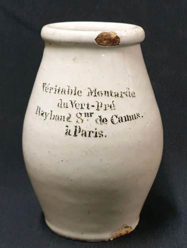Ancien pot moutarde - pot, a
