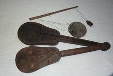 old opium scale carved wooden