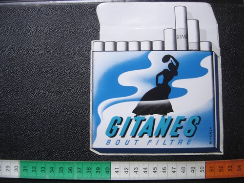 Autocollant gitanes cigarette - gitanes,