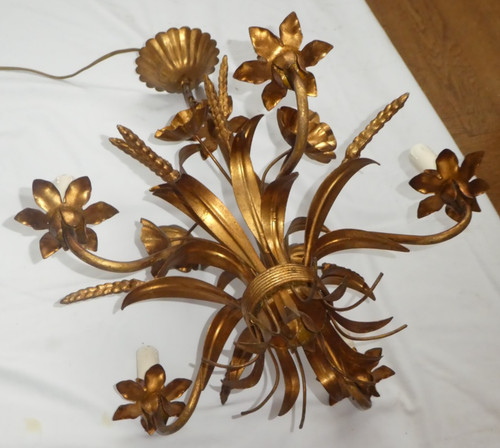 Lustre ancien métal - lustre,