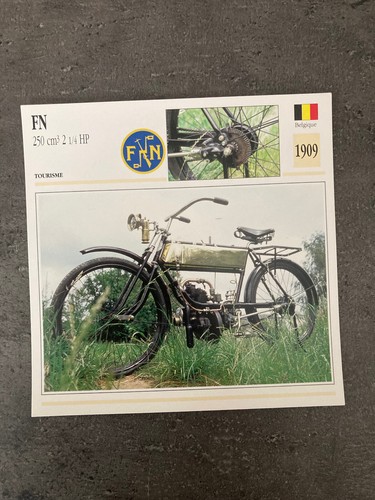 Carte fiche moto collection - carte,