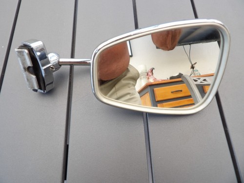 Retroviseur chrome marque - de,
