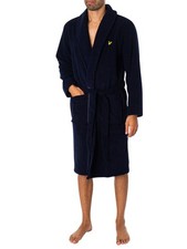 Lyle & Scott Pour des hommes Peignoir en éponge Lucas, Bleu