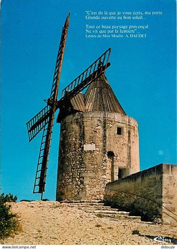 Carte postale moulin - carte,
