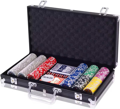 Mallette poker 300 jetons 12g - mallette,