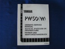 Yamaha PW50 owners service manual