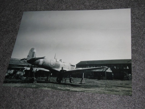 Photo avion spitfire base - mk.v,