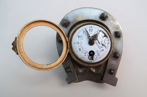 Horloge bronze forme - horloge, sabot