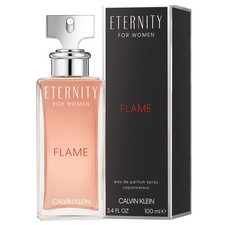 ETERNITY flame FOR WOMEN CALVIN KLEIN Eau de Parfum 100 ml NEUF Sous Blister