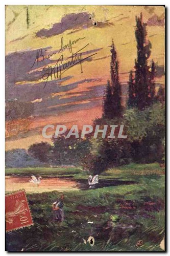 Paysage coucher soleil - paysage,