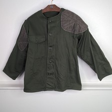 Vintage US Military Shooters Jacket Mens Smoking Padded Elbow Shooting