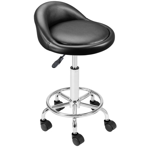Tabouret roulettes noir - tabouret,