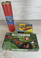 ♟️ Vintage Mastermind Junior Solitaire Travel Sudoku Board Games Lot