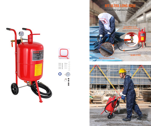 Sableuse pneumatique 40l - sableuse,