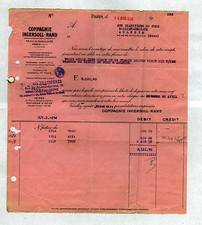 BOULOGNE-sur-SEINE (92) COMPRESSOR MACHINES "Cie INGERSOLL-RAND" in 1930