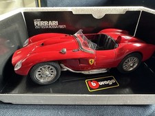 Stunning BURAGO 1/18 1957 FERRARI 250 TESTA ROSSA DIECAST MODEL CAR 3007 BOXED