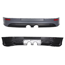 DIFFUSEUR PARECHOC ARRIERE VW GOLF 5 LOOK R32 DOUBLE SORTIE CENTRAL