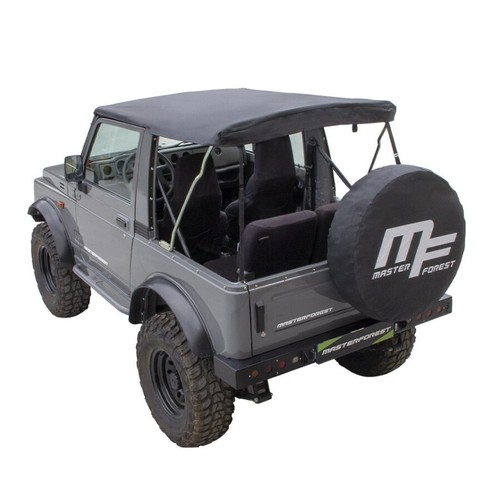 Capote modular noire - mf,
