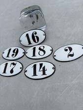 Plaque Numéros Anciens