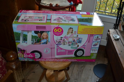 Barbie neuf camping car de - camping,