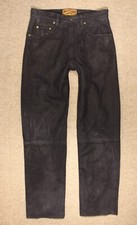 Jean cuir homme pantalon cuir taille W30 L32 46 (S) cuir véritable