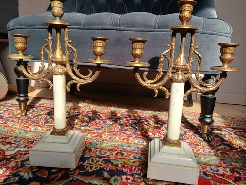 Paire chandeliers xix style - paire, de