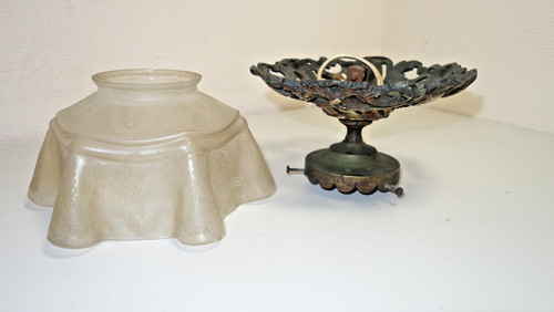 Ancienne lampe plafond avec - ancienne,
