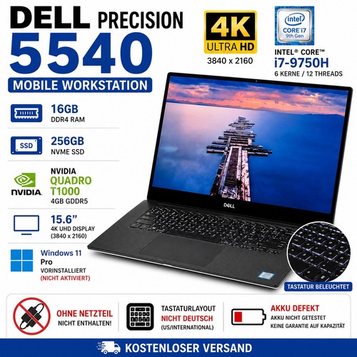 Dell precision 5540 - dell, de