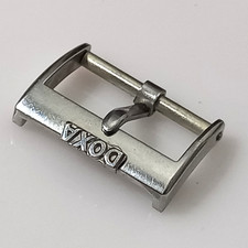 RARE VINTAGE 1960-70'S ACIER INOX 16 MM DOXA SWISS DEPOSE BUCKLE