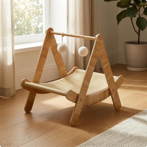 Hamac suspendu triangulaire - hamac,