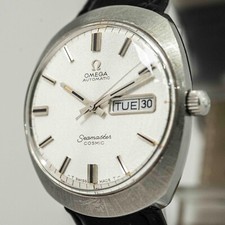 **Exc+5** Vintage OMEGA Seamaster Cosmic TOOL107 Automatic Silver Day/Date Men's