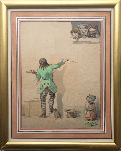 Tableau peintre rue - tableau, "le