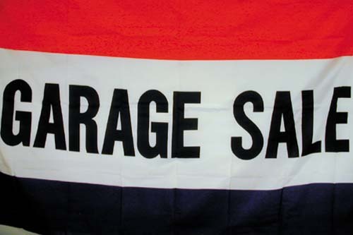 Garage sale flag fl036 - sale,
