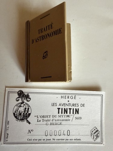 Tintin pixi objet mythe - tintin, du