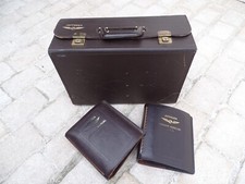 Mallette en cuir pour pilote Jeppesen Jepco Flight case FC-4 Années 60/70