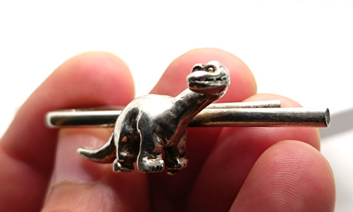 Argent 925 pince - , cravate