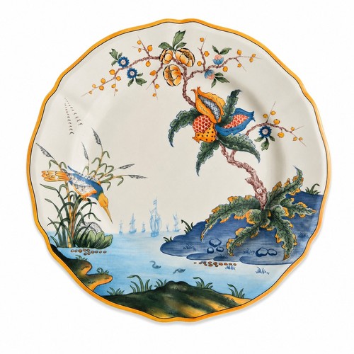 Assiette plate gien magellan - gien,