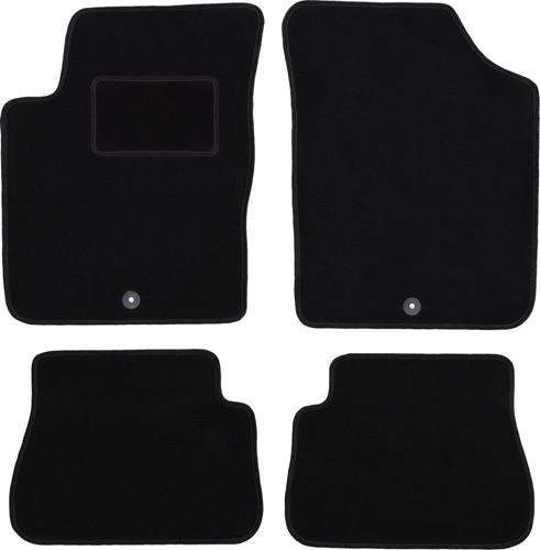 Tapis sol velours noir - velours,