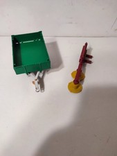 LOT 2 BRITAINS FARM HAY TIPPER TRAILER + ROTARY MOWER 1/32