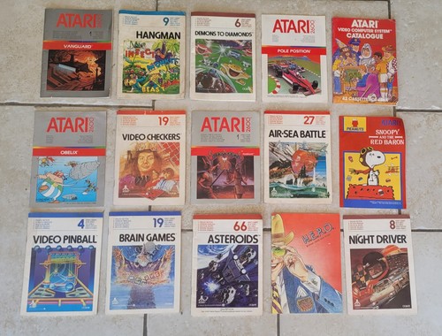 Atari lot manuels - manuels,
