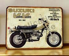 Plaque métal  Suzuki 125 Van