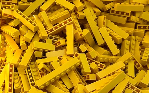 Lego huge yellow big brick - huge,