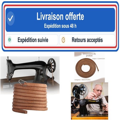 Courroie machine coudre en - courroie,