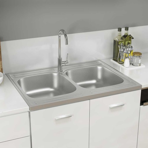 Evier cuisine double - cuisine,