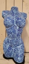 Lampe buste femme mosaique 50cm