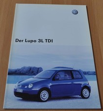 2003 Volkswagen VW Lupo 3L TDI Brochure Prospekt DE
