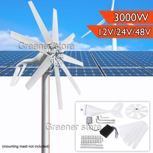 3kw lames 24v 48v turbine - 8,