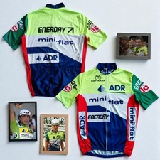 RARE VTG 1988 ADR Mini-Flat Enerday Eddy Merckx Cycling Jersey Maillot Maglia XL