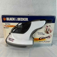 Black and Decker Gizmo Steam N Crease 3in1 Iron Plancha Travel Size C520 New