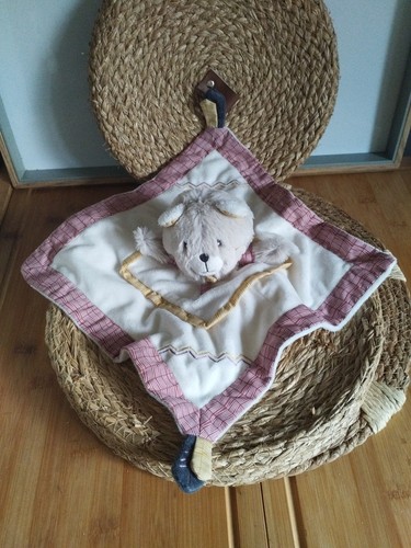 Doudou plat ours - , gris